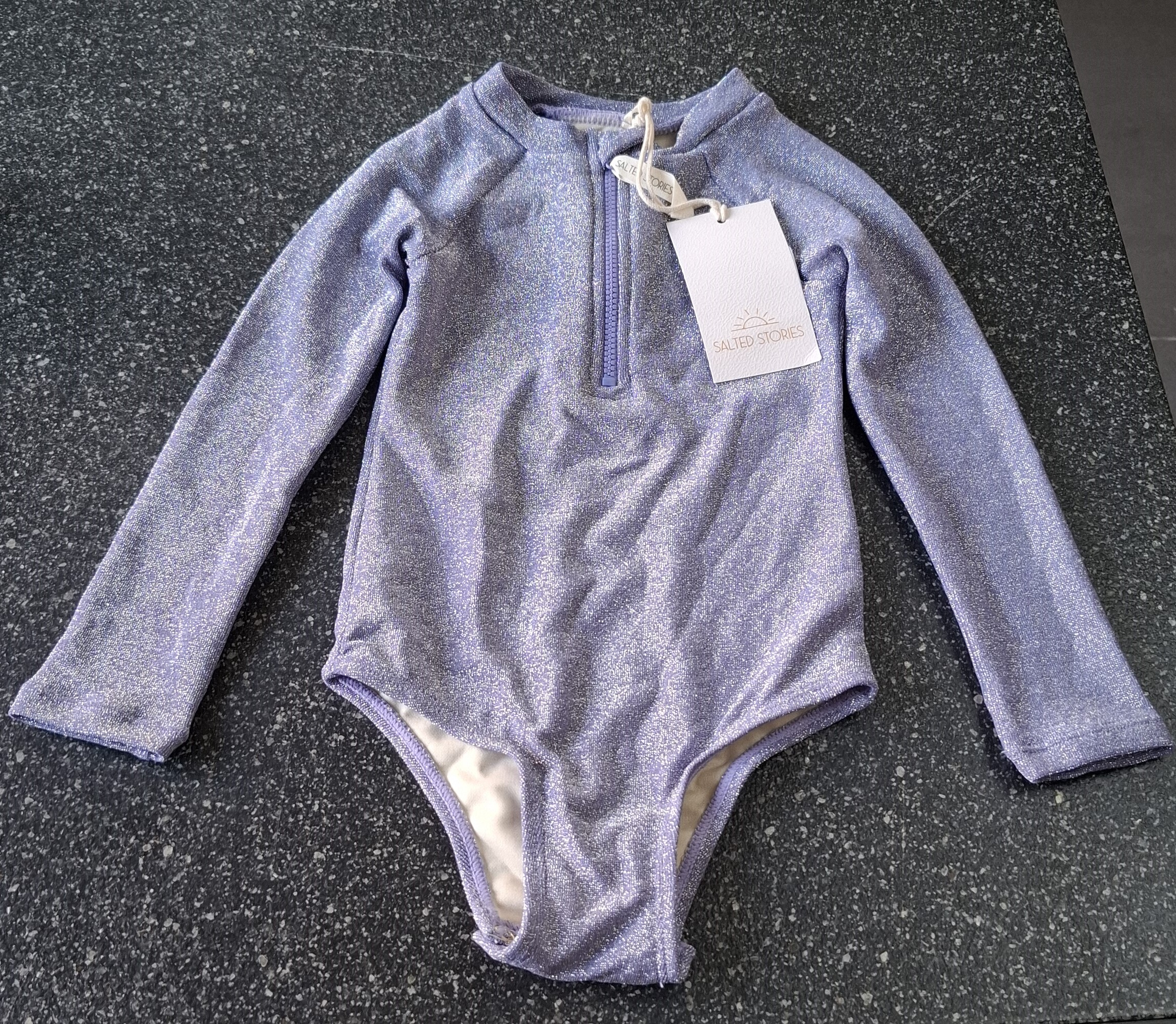 salted stories bodysuit glitter maat 122/128