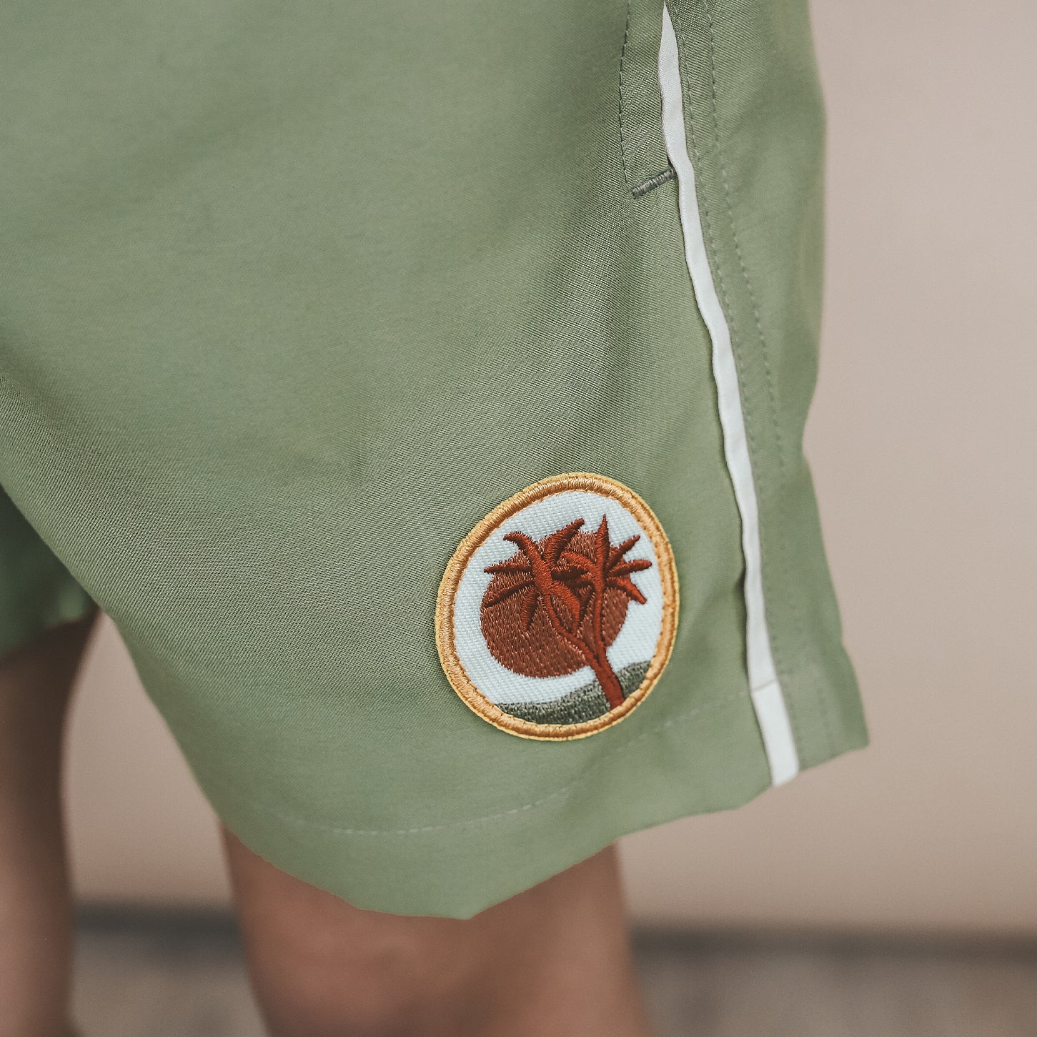 Salted Stories Solid | Swim Shorts green 134/140